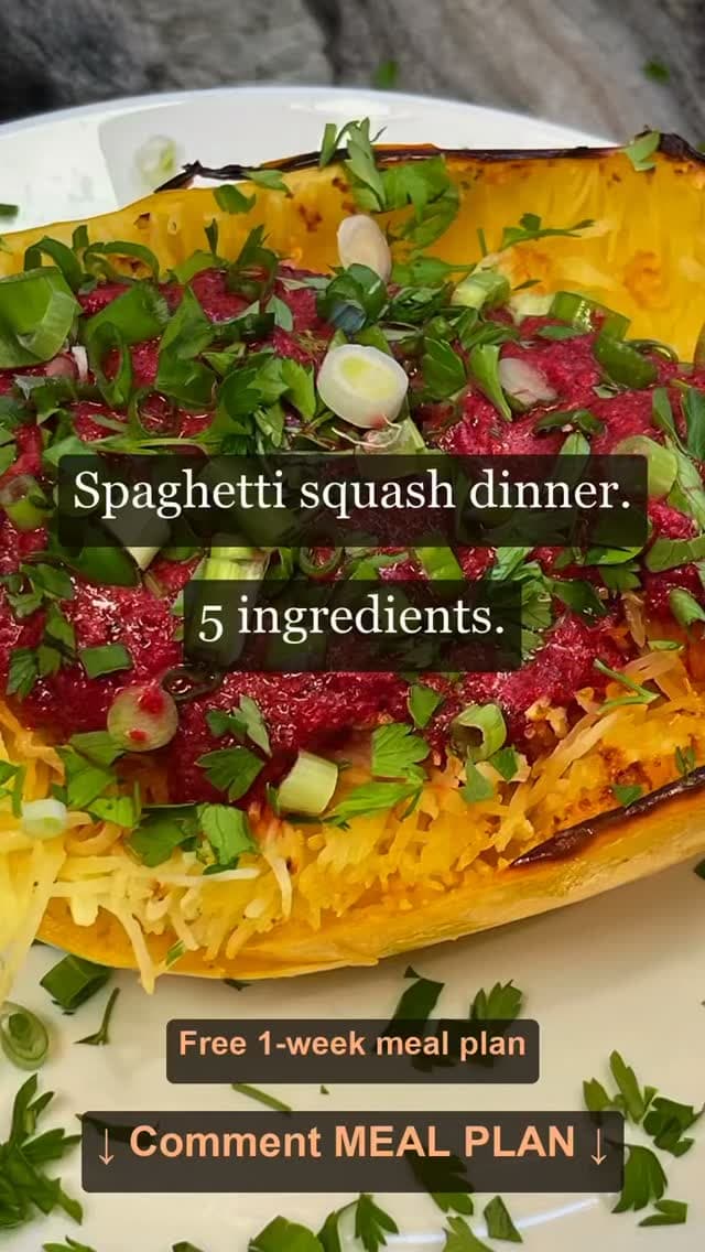 The 5-ingredient sauce that turns spaghetti squash into a real dinner.